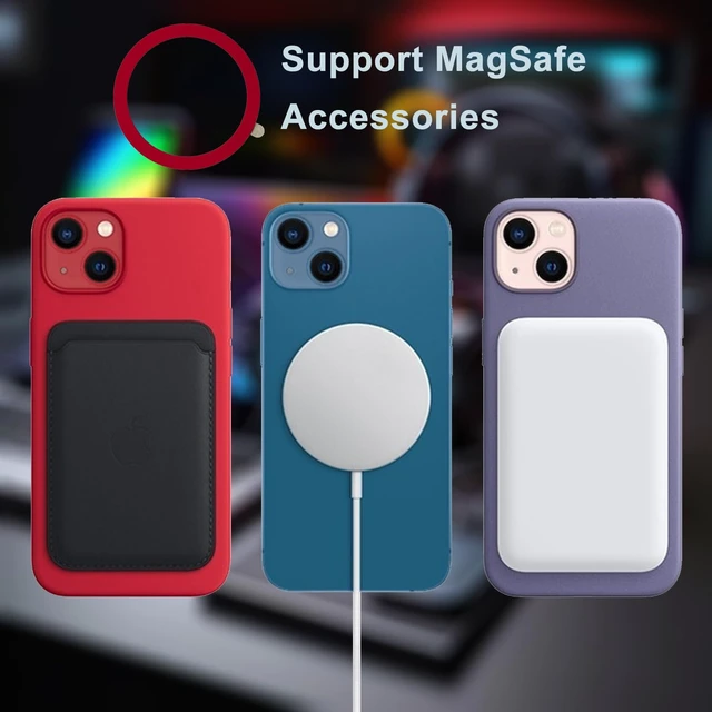 Alt view image 6 of 6 - Universal Metal Ring Sticker, 3Pcs, Red | Compatible with iPhone/Samsung/Android Cellphones, Magnetic Phone Charger/Mount/Holder Conversion