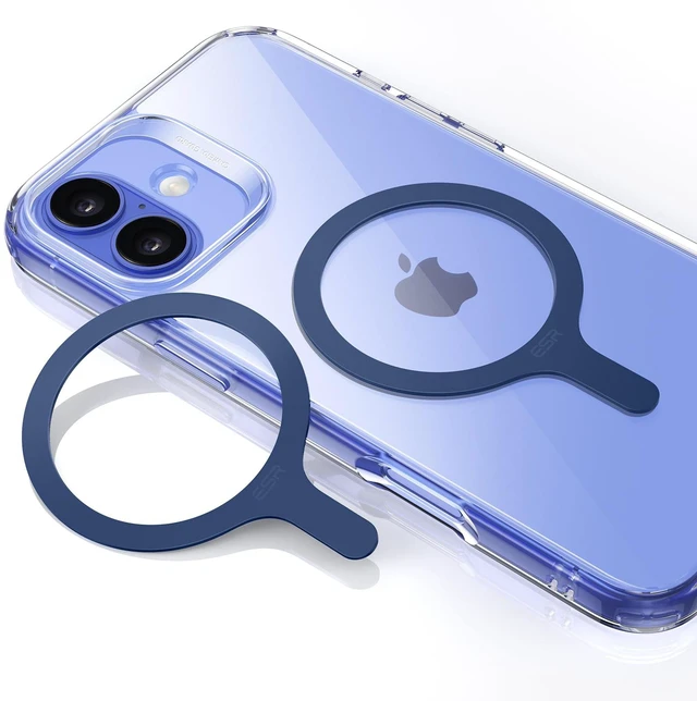 Main image of for MagSafe Sticker, MagSafe Ring for iPhone 18 Pro Max/17-12 | 2 Pack Metal Ring, Universal Magsafe Wireless Charger Conversion Kit for Samsung, Magsafe Accessories, Dark Blue