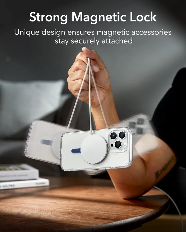 Alt view image 4 of 7 - for MagSafe Sticker, MagSafe Ring for iPhone 18 Pro Max/17-12 | 2 Pack Metal Ring, Universal Magsafe Wireless Charger Conversion Kit for Samsung, Magsafe Accessories, Dark Blue