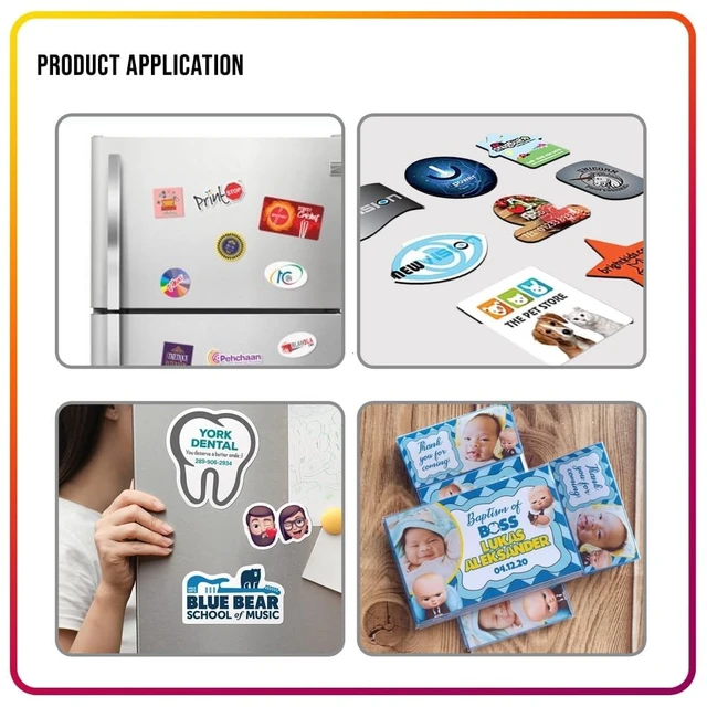 Alt view image 4 of 7 - Magnetic Sheets with Adhesive Backing for Crafts, DIY. 12 Strong Craft Magnets 8.5" x 11" to Make Flexible Magnet Self Sticky Tapes, Strips, Squares, Sheet for School Classroom Board, Fridge, Photos