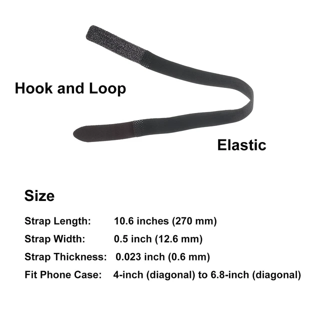 Alt view image 4 of 7 - Non-Slip Elastic Hand Strap Holder for Smartphones Universal 2 pcs | Universal fit | Slim profile | Elastic material | Finger grip design