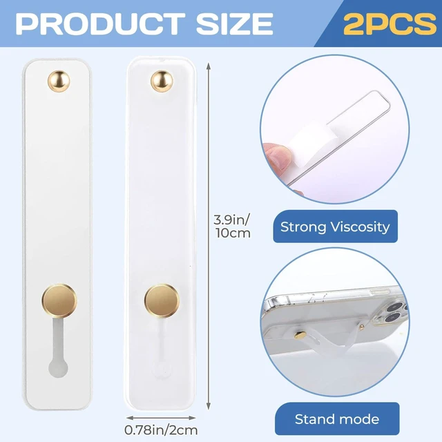 Alt view image 2 of 7 - 2PCS Phone Grip Finger Holder Loopy Phone Case Phone Grips for Back of Phone Universal Portable Phone Strap for Most Smartphones