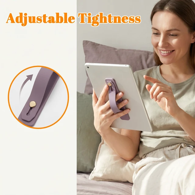 Alt view image 3 of 7 - 6Pcs Phone Finger Strap Grip Universal Device Bracket | Phone Loop Finger Holder, Telescopic Finger Loop, Portable Stand Bracket, for Daily User, Electronic Device Enthusiast
