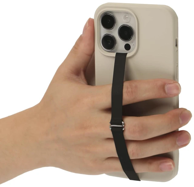 Alt view image 4 of 4 - C-Shaped Clip Finger Phone Grip, Silicone Mobile Phone Strap for Phone Case with Clip as Phone Loop Holder