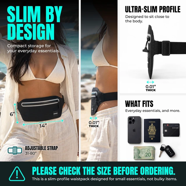 Alt view image 7 of 7 - 100% Underwater Waterproof Fanny Pack | Submersible Waterproof Phone Pouch & Waist Pack Dry Bag for Swimming, Boating, SUP & Snorkelling | Floating Belt Bag Underwater Phone Case | iPhone