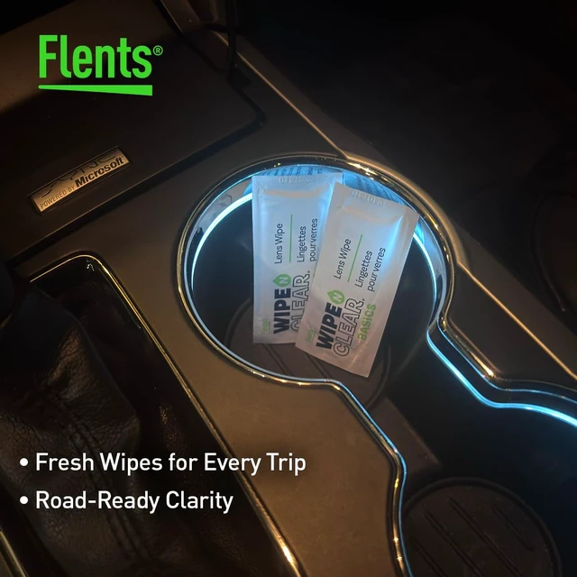 Alt view image 5 of 7 - Lens Wipes, Wipe 'N Clear Basic, 100 Count, Pre-Moistened | Streak-Free, Safe for Glasses, Sunglasses, Gentle Cleaning, Clear Vision, Streak-Free, Individually Wrapped for Travel