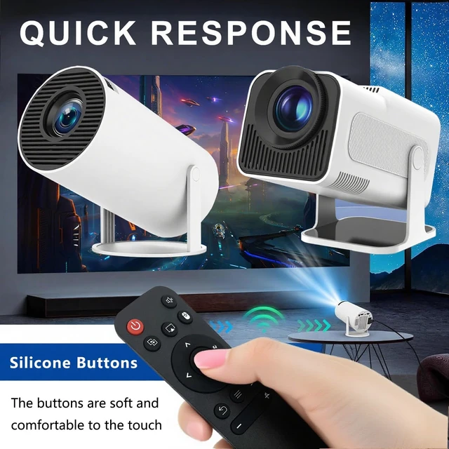 Alt view image 3 of 7 - Remote Compatible with Magcubic/Aubor/Xgody HY300Pro,Maypug P1 Projector | Compatible specified HY300/HY300Pro series Portable projectors only,no batteries included.