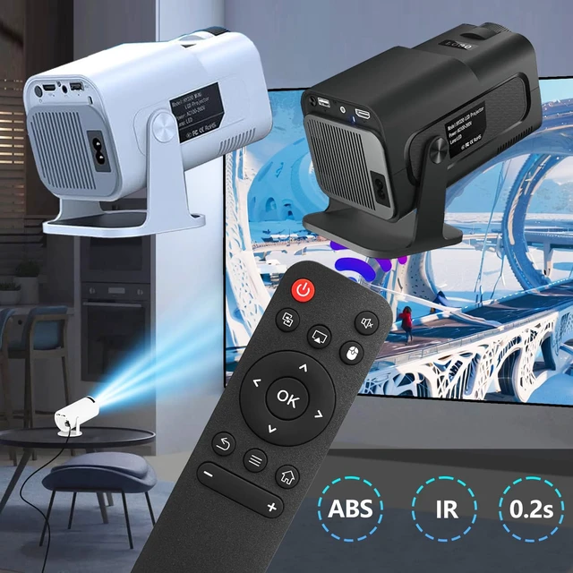 Alt view image 5 of 7 - Remote Compatible with Magcubic/Aubor/Xgody HY300Pro,Maypug P1 Projector | Compatible specified HY300/HY300Pro series Portable projectors only,no batteries included.