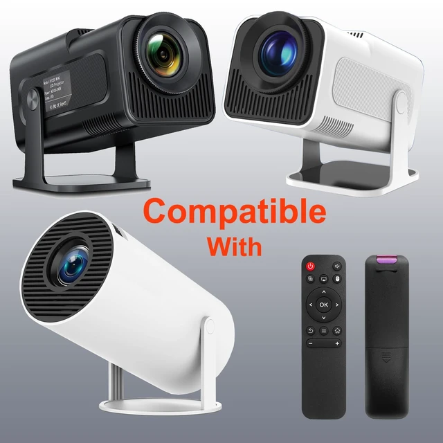 Alt view image 4 of 7 - Remote Compatible with Magcubic/Aubor/Xgody HY300Pro,Maypug P1 Projector | Compatible specified HY300/HY300Pro series Portable projectors only,no batteries included.