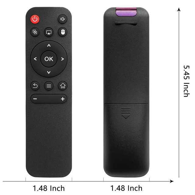 Alt view image 7 of 7 - Remote Compatible with Magcubic/Aubor/Xgody HY300Pro,Maypug P1 Projector | Compatible specified HY300/HY300Pro series Portable projectors only,no batteries included.