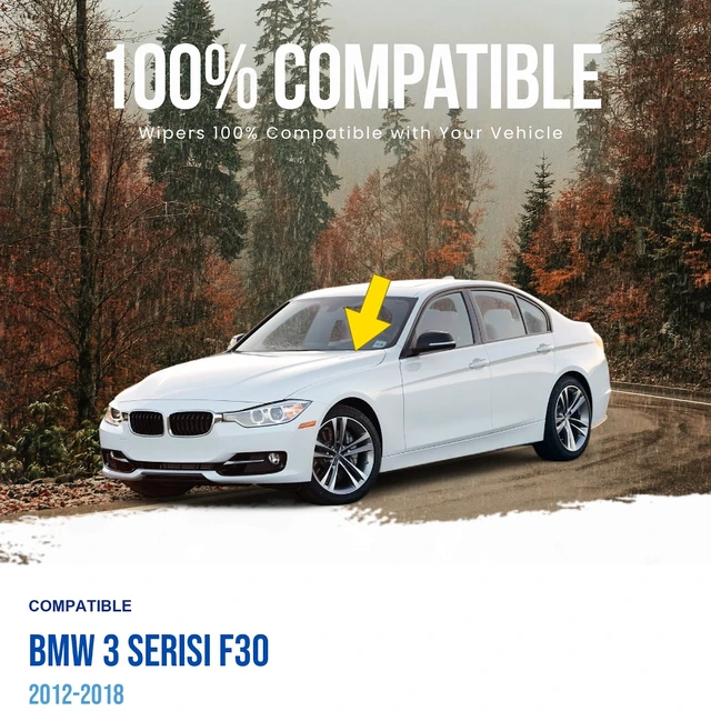 Alt view image 2 of 4 - MAXTEL Front Windshield Wiper Arm, Driver Side, Fits BMW 3 Serisi F30 2012-2018 (Original 61619465070)