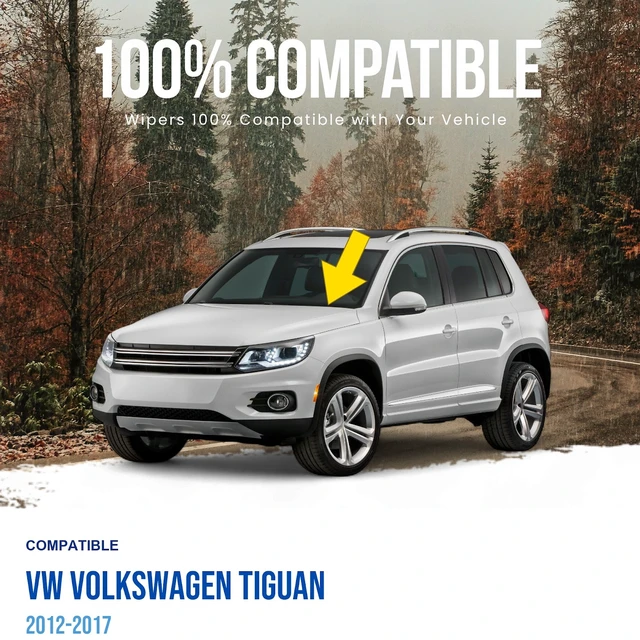 Alt view image 2 of 5 - MAXTEL Front Windshield Wiper Arm, Driver Side, Fits VW Volkswagen Tiguan 2012-2017 (Original 5N1955409)