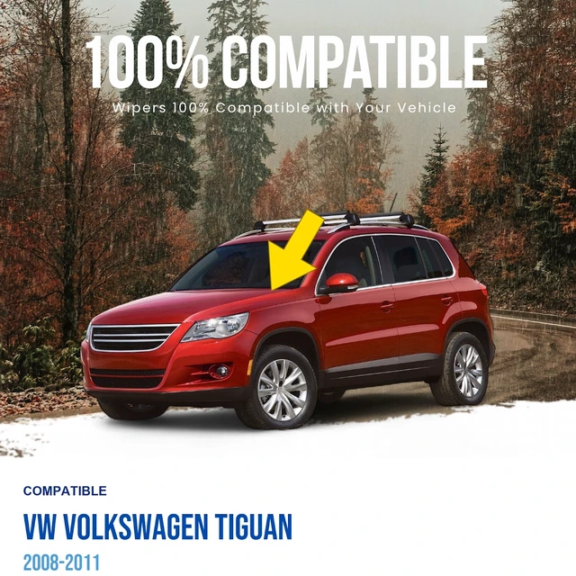 Alt view image 2 of 5 - MAXTEL Front Windshield Wiper Arm, Driver Side, Fits VW Volkswagen Tiguan 2008-2011 (Original 5N1955409)