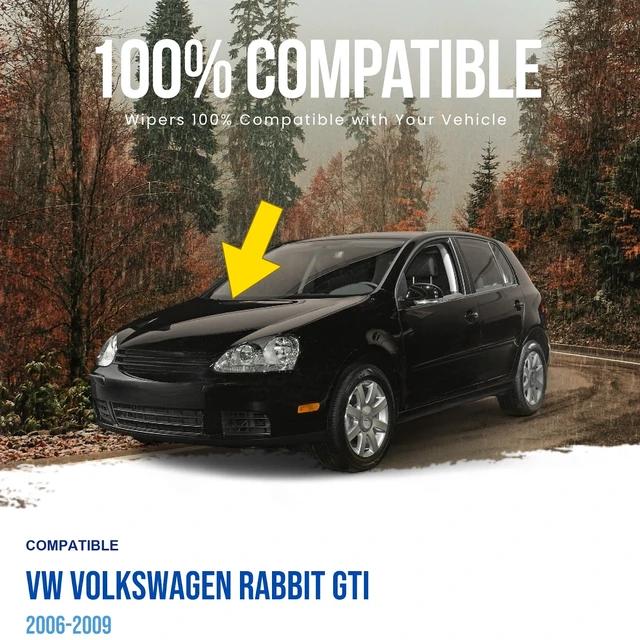 Alt view image 2 of 5 - MAXTEL Front Windshield Wiper Arm, Passenger Side, Fits VW Volkswagen Rabbit GTI 2006-2009 (Original 1Q1955410)