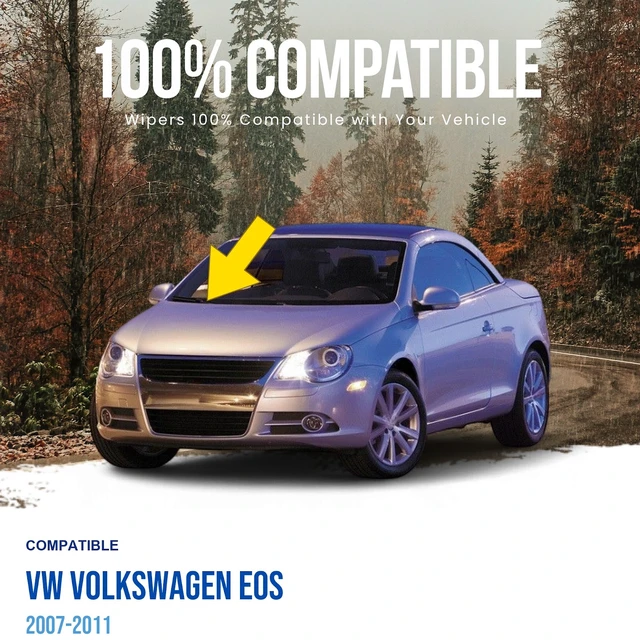 Alt view image 2 of 5 - MAXTEL Front Windshield Wiper Arm, Passenger Side, Fits VW Volkswagen EOS 2007-2011 (Original 1Q1955410)