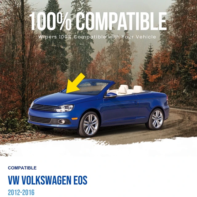 Alt view image 2 of 5 - MAXTEL Front Windshield Wiper Arm, Passenger Side, Fits VW Volkswagen EOS 2012-2016 (Original 1Q1955410)