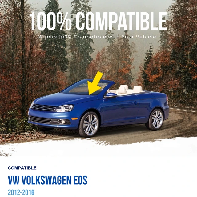 Alt view image 2 of 5 - MAXTEL Front Windshield Wiper Arm, Driver Side, Fits VW Volkswagen EOS 2012-2016 (Original 1Q1955409)