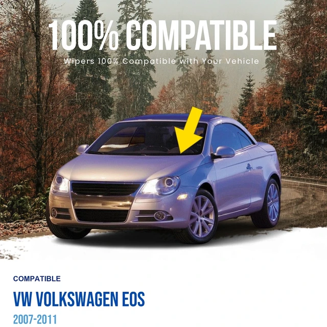 Alt view image 2 of 5 - MAXTEL Front Windshield Wiper Arm, Driver Side, Fits VW Volkswagen EOS 2007-2011 (Original 1Q1955409)