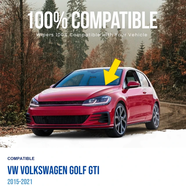 Alt view image 2 of 5 - MAXTEL Front Windshield Wiper Arm, Driver Side, Fits VW Volkswagen Golf GTI 2015-2021 (Original 5GM955409)