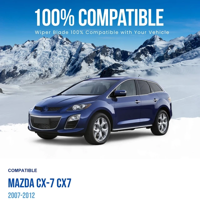 Alt view image 2 of 6 - MAXTEL 26"+16" Front & Silbak 14" Rear Bundle compatible with Mazda CX-7 CX7 2007-2012 (3 Items)