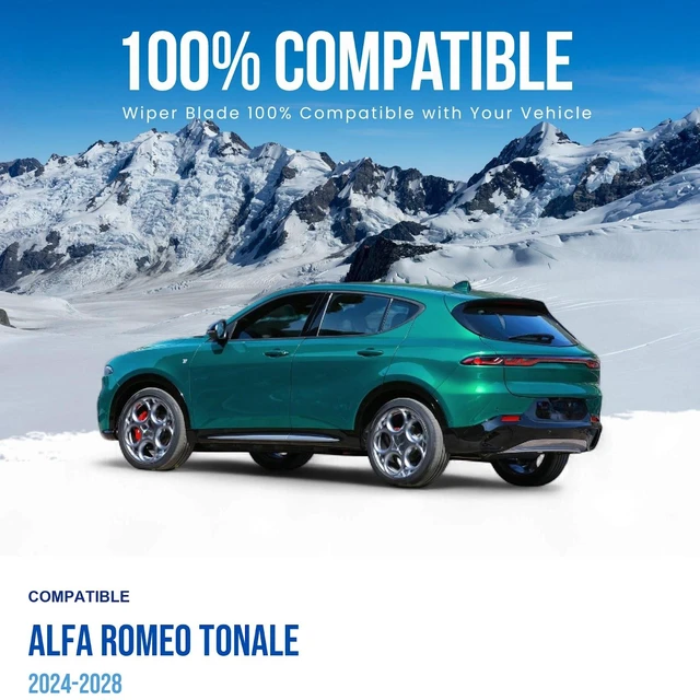 Alt view image 3 of 7 - Silbak Rear Wiper Blade compatible with Alfa Romeo Tonale 2024-2028, 14 in (350 mm)