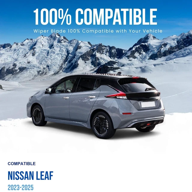 Alt view image 3 of 7 - Silbak Rear Wiper Blade compatible with Nissan Leaf 2023-2025, 14 in (350 mm)