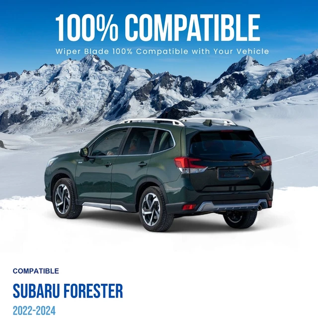 Alt view image 3 of 7 - Silbak Rear Wiper Blade compatible with Subaru Forester 2022-2024, 14 in (350 mm)