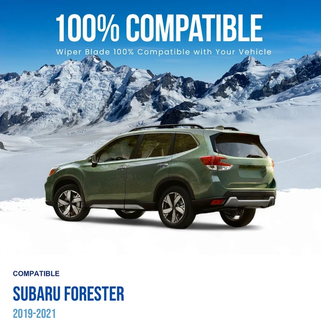 Alt view image 3 of 7 - Silbak Rear Wiper Blade compatible with Subaru Forester 2019-2021, 14 in (350 mm)