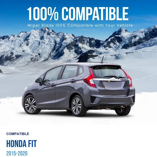 Alt view image 3 of 7 - Silbak Rear Wiper Blade compatible with Honda Fit 2015-2020, 14 in (350 mm)