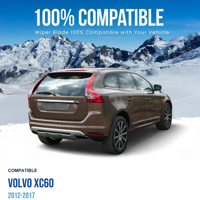 Alt view image 3 of 7 - Silbak Rear Wiper Blade compatible with Volvo XC60 2012-2017, 14 in (350 mm)