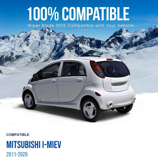 Alt view image 3 of 6 - Silbak Rear Wiper Blade compatible with Mitsubishi i-MiEV 2011-2020, 13 in (330 mm)