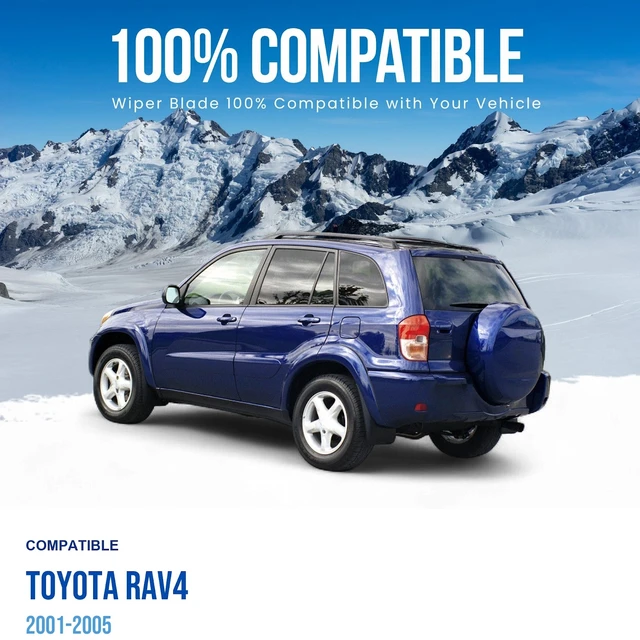 Alt view image 2 of 6 - Silbak Rear Wiper Blade compatible with Toyota RAV4 2001-2005, 12 in (300 mm)