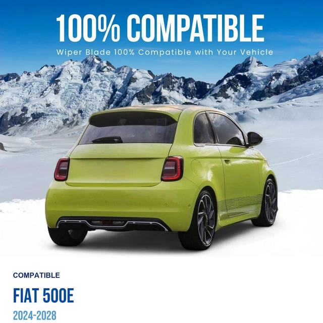 Alt view image 2 of 6 - Silbak Rear Wiper Blade compatible with Fiat 500e 2024-2028, 12 in (300 mm)