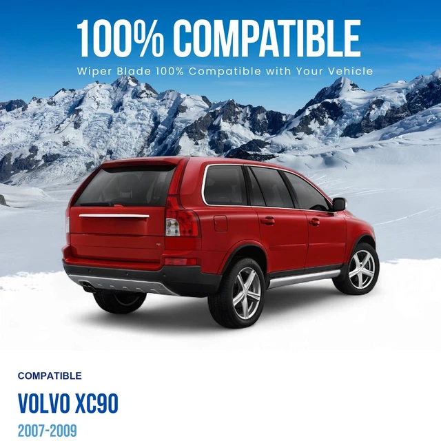 Alt view image 2 of 6 - Silbak Rear Wiper Blade compatible with Volvo XC90 2007-2009, 15 in (380 mm)