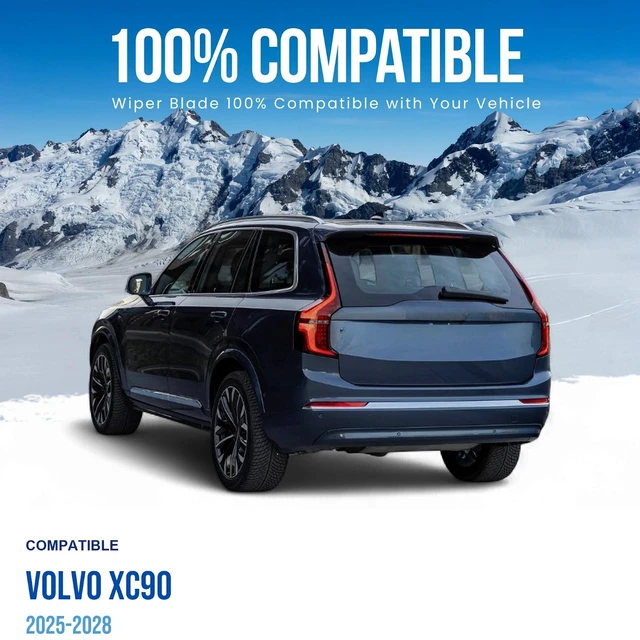 Alt view image 2 of 6 - Silbak Rear Wiper Blade compatible with Volvo XC90 2025-2028, 14 in (350 mm)