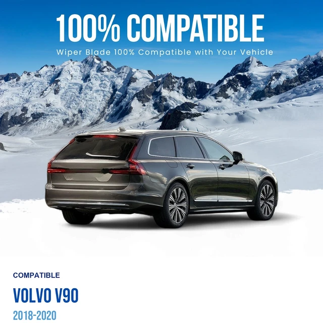 Alt view image 2 of 6 - Silbak Rear Wiper Blade compatible with Volvo V90 2018-2020, 14 in (350 mm)