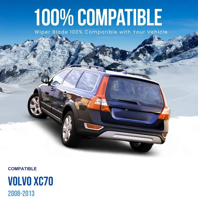 Alt view image 2 of 6 - Silbak Rear Wiper Blade compatible with Volvo XC70 2008-2013, 14 in (350 mm)