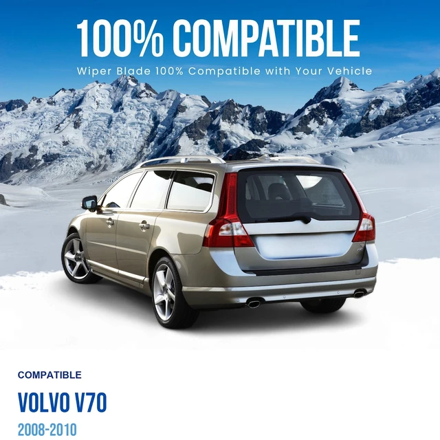 Alt view image 2 of 6 - Silbak Rear Wiper Blade compatible with Volvo V70 2008-2010, 14 in (350 mm)