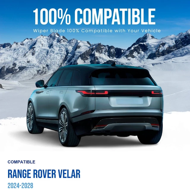 Alt view image 2 of 6 - Silbak Rear Wiper Blade compatible with Range Rover Velar 2024-2028, 13 in (330 mm)