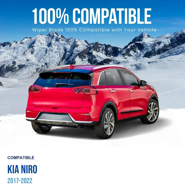 Alt view image 2 of 6 - Silbak Rear Wiper Blade compatible with Kia Niro 2017-2022, 12 in (300 mm)