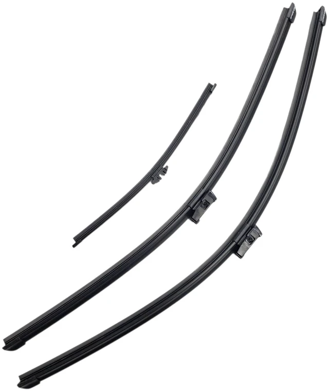 Main image of Silbak Wiper Blade Set compatible with Ford Bronco Sport 2021-2027, Front and Rear 3-Piece, Driver 24 in, Passenger 22 in, Rear 10 in