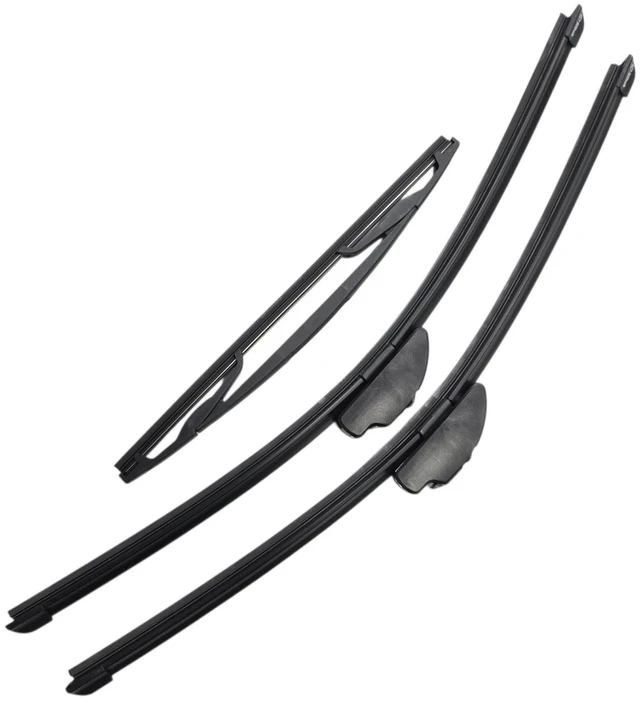 Main image of Silbak Wiper Blade Set compatible with Dodge Nitro 2006-2011, Front and Rear 3-Piece, Driver 19 in, Passenger 19 in, Rear 12 in