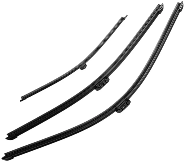 Main image of Silbak Wiper Blade Set compatible with BMW X2 F39 2018-2023, Front and Rear 3-Piece, Driver 24 in, Passenger 20 in, Rear 13 in 61612455085