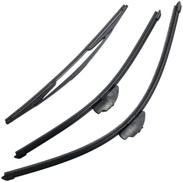 Main image of Silbak Wiper Blade Set compatible with Chrysler Town & Country 2008-2009, Front and Rear 3-Piece, Driver 26 in, Passenger 20 in, Rear 16 in