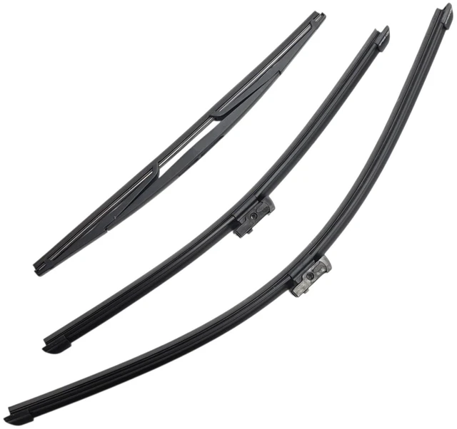 Main image of Silbak Wiper Blade Set compatible with Subaru Outback 2023-2025, Front and Rear 3-Piece, Driver 24 in, Passenger 18 in, Rear 15 in