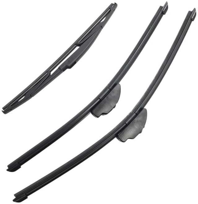 Main image of Silbak Wiper Blade Set compatible with Lexus IS SportCross HB 2003-2005, Front and Rear 3-Piece, Driver 22 in, Passenger 19 in, Rear 14 in