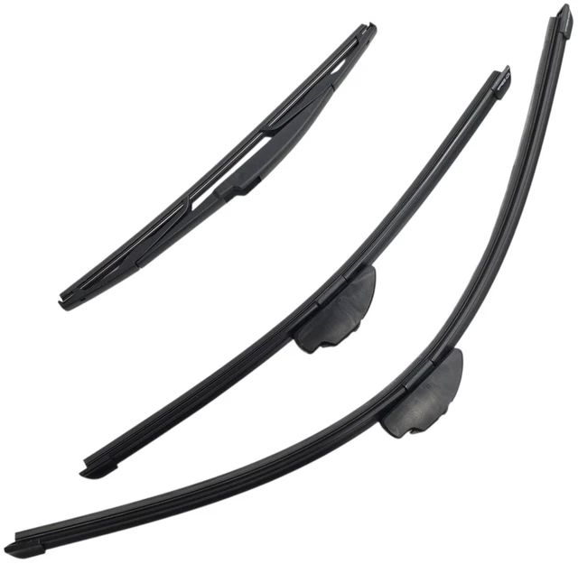 Main image of Silbak Wiper Blade Set compatible with Jeep Cherokee KL 2014-2018, Front and Rear 3-Piece, Driver 26 in, Passenger 18 in, Rear 14 in