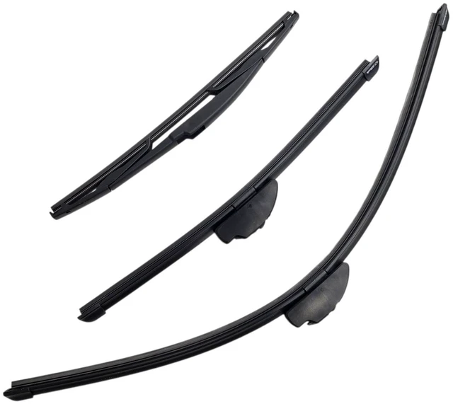Main image of Silbak Wiper Blade Set compatible with Mazda CX-9 CX9 2007-2012, Front and Rear 3-Piece, Driver 26 in, Passenger 16 in, Rear 14 in