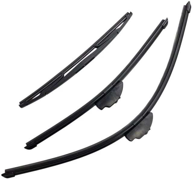 Main image of Silbak Wiper Blade Set compatible with Subaru Outback 2010-2014, Front and Rear 3-Piece, Driver 26 in, Passenger 18 in, Rear 14 in