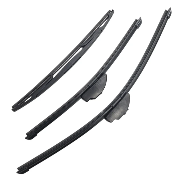 Main image of Silbak Wiper Blade Set compatible with Subaru Impreza SW Station Wagon 2006-2007, Front and Rear 3-Piece, Driver 22 in, Passenger 16 in, Rear 14 in